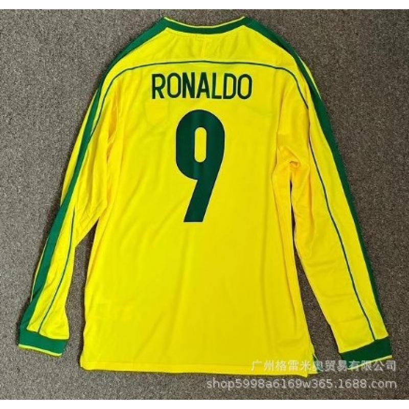 La migliore maglia retro da star del calcio mondiale dell'anno, Messi C Ronaldo, Neymar Zidane Henry maglia da calcio