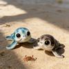 Harz-Schildkröten-Ornament für Schreibtischregal Kinderzimmer-Dekoration Minimalistische Tierfigur Heimdeko-Stück