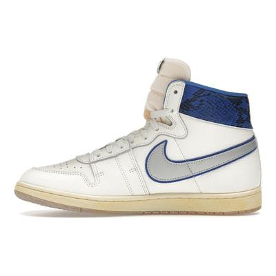 Awake NY x Air Jordan Air Ship PE SP Game Royal Sneakers Unisex Bianco Vela Platino Metallizzato FN8675-104
