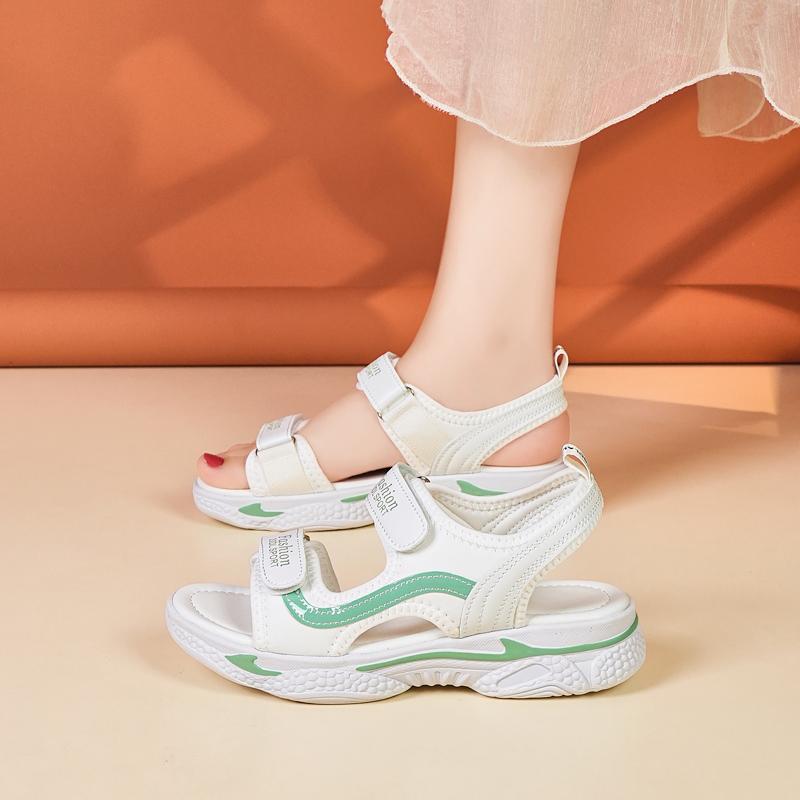 34-42 Moda Estiva Donna Suola MD Leggera Sandali Casual Scarpe da Spiaggia per Donna Pantofole per Ragazze