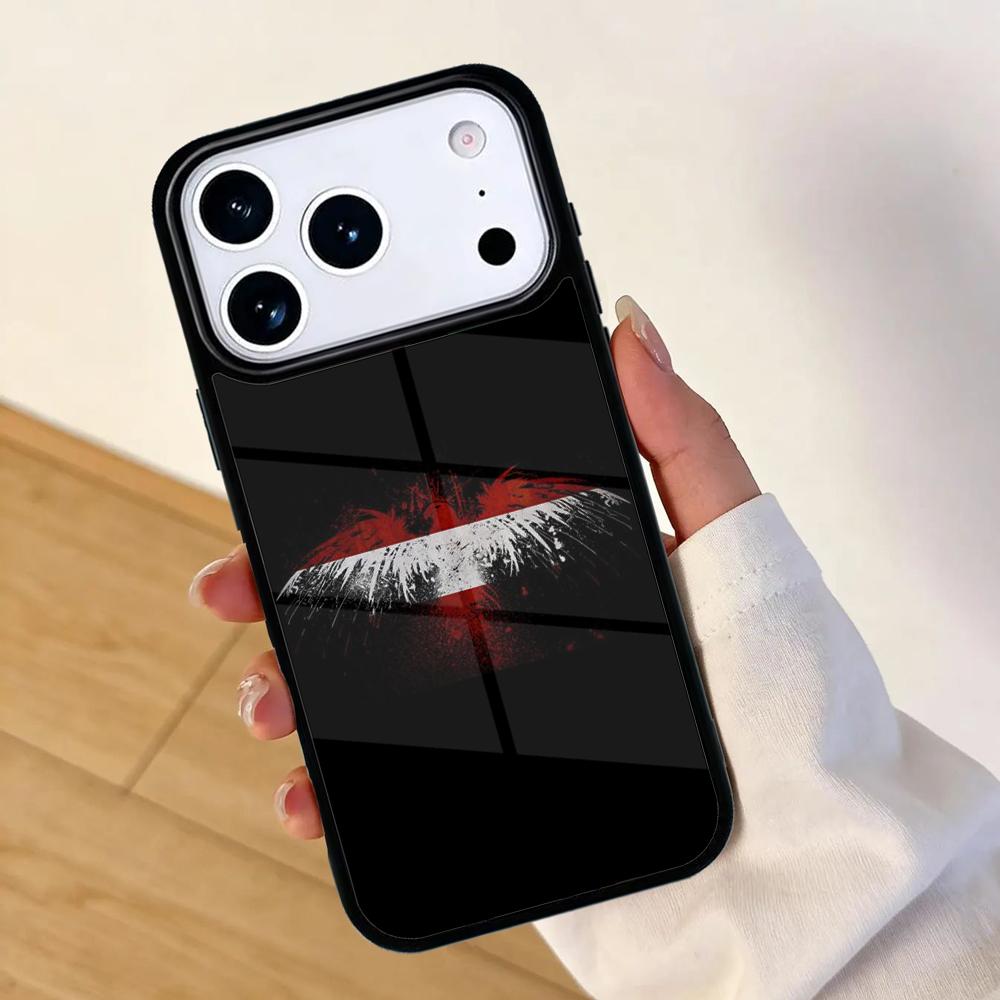 Lettland Flagge DRUCK Handyhülle für IPhone 17 AIR 16pro Max 15 14 13 12 11 Stoßfängerhülle