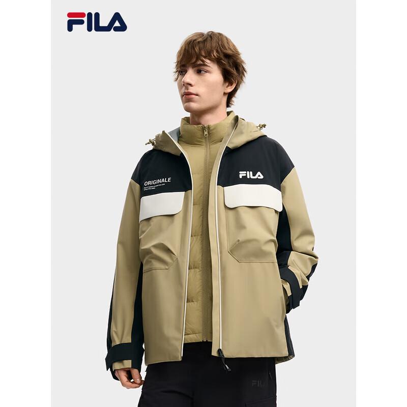 

FILA Men s Hooded Down Jacket 2-Piece Set 2XL