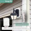 A84X-Siding Mounting Block,8141DBL Built-In Box Outdoor Light Mounting Block,4Sets For 1/2 Inch Lap Double And 4 Inch Siding