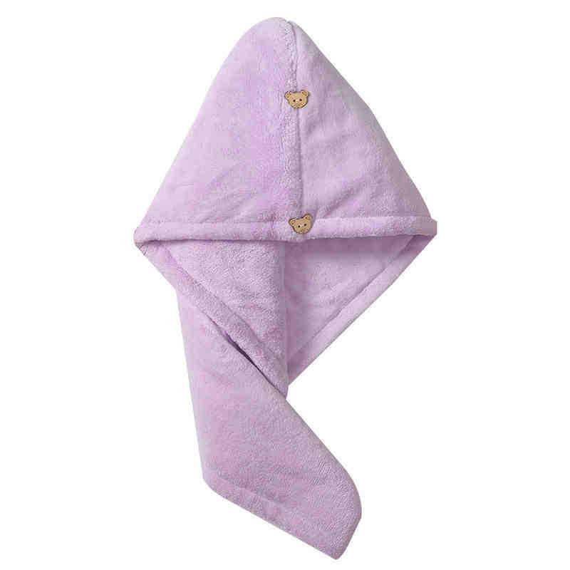 Double Layer Quick-Dry Hair Towel Cap for Adults & Kids - Super Absorbent