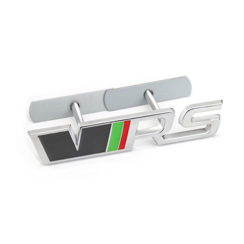 3D Metal Logo VRS Emblem Car Front Grill Badge Trunk Stiker Accessories