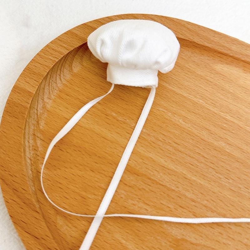 

Кукольная шляпа шеф-повара для 15-17 см Ropa Labubu и 10 см хлопковой куклы, декоративная мини-шляпа