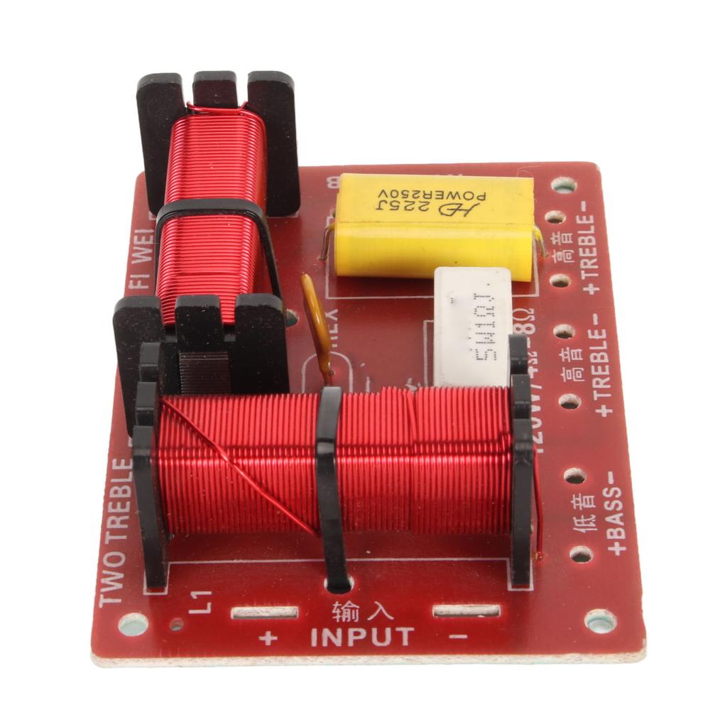 Lautsprecher Frequenzteiler 120W KTV Frequenzweiche Filter Zwei Hochtöner und Ein Tieftöner Teiler Modul