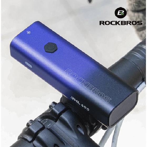 ROCKBROS Cycling Headlight USB Rechargeable MTB Road Bike Front Light Night LED
