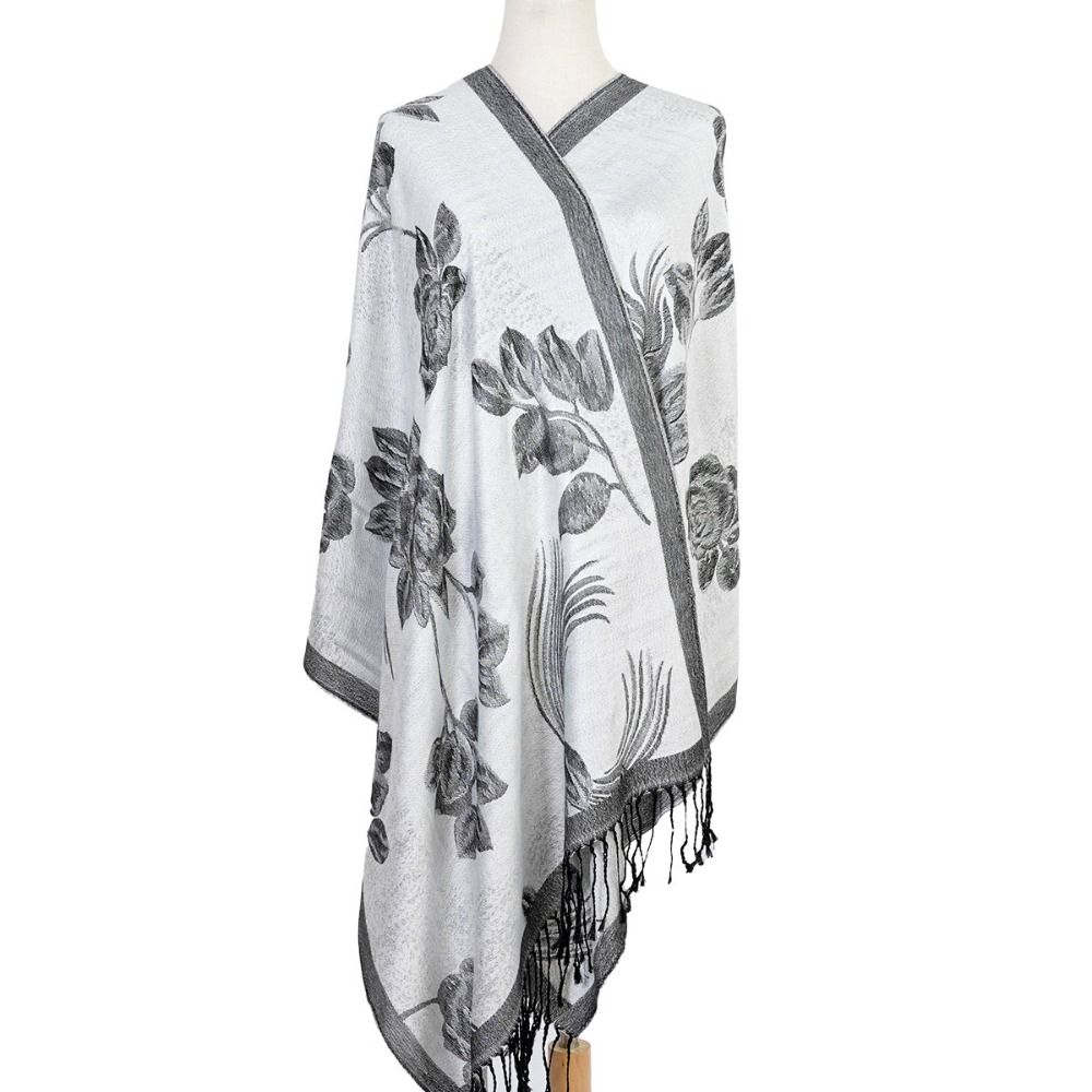 Quastenschal Paisley Pashmina Mode Hijab