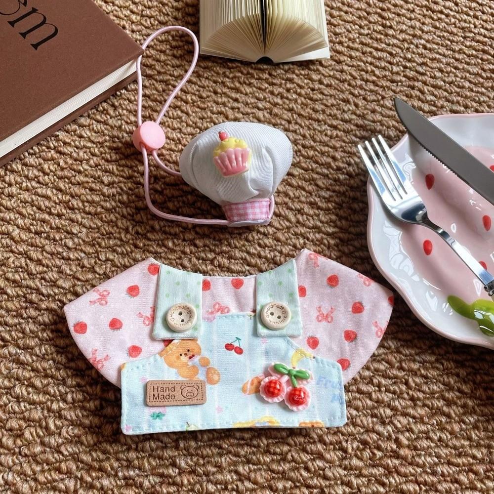 

Adjustable Cat Chef Strap Apron Cartoon Pet Transformation Dress Pet Cooking Clothes Casual Outfit S-Style B
