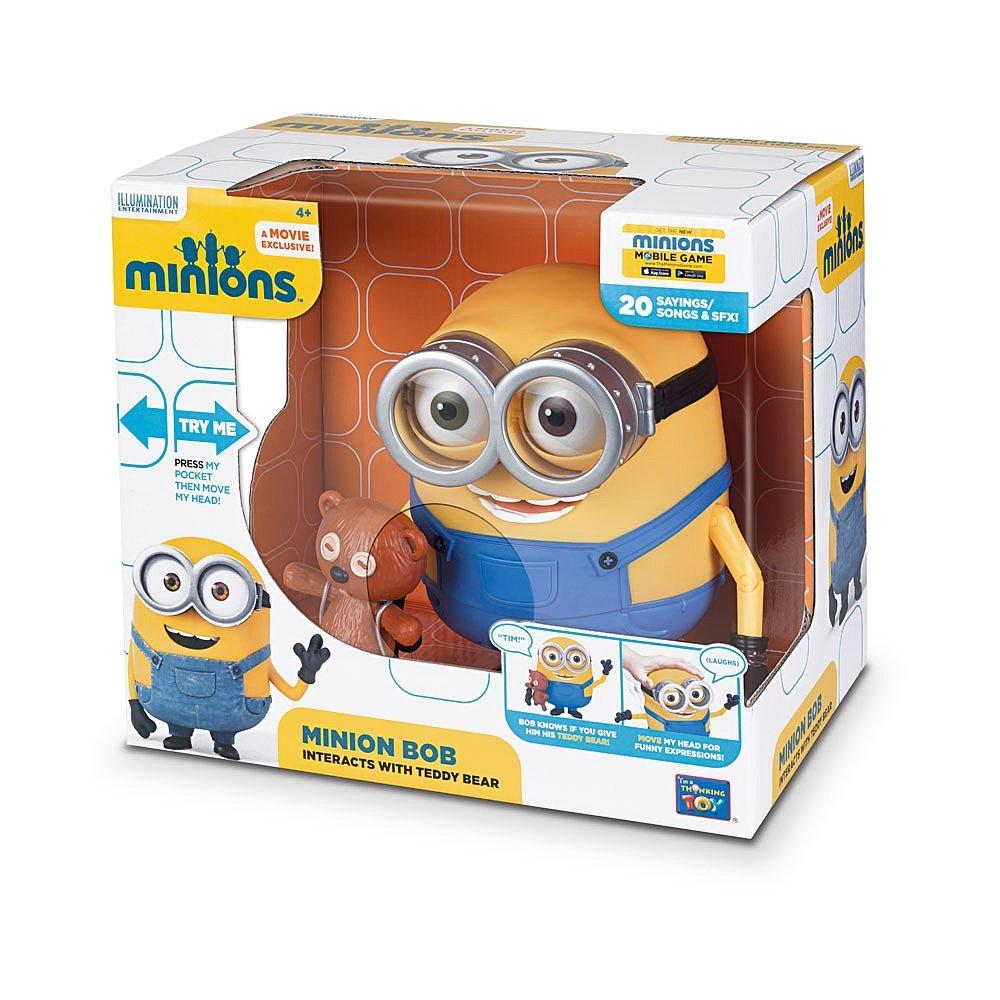 Minions Minion Bob with Teddy Bear Despicable Me Deluxe Talking Figure 8-inch (Used)