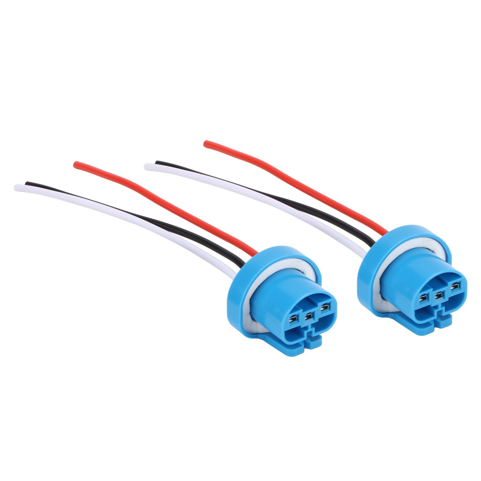 

Пара 9007 гнездовой жгут проводов для противотуманных фар универсальная для ламп 9004 HB1 HB5 12 В24V