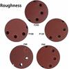 AIMOONSA Lot 100 disques abrasifs 125 mm pour ponceuse excentrique - P60/P80/P100/P120/P240