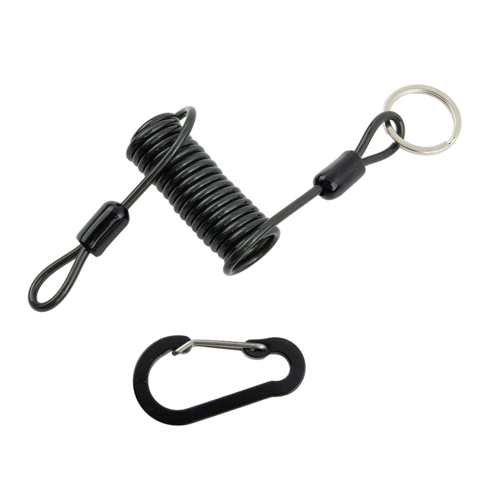 Wire Spring Rope Accessories Equipment Stainless Steel + Plastic 1.2M