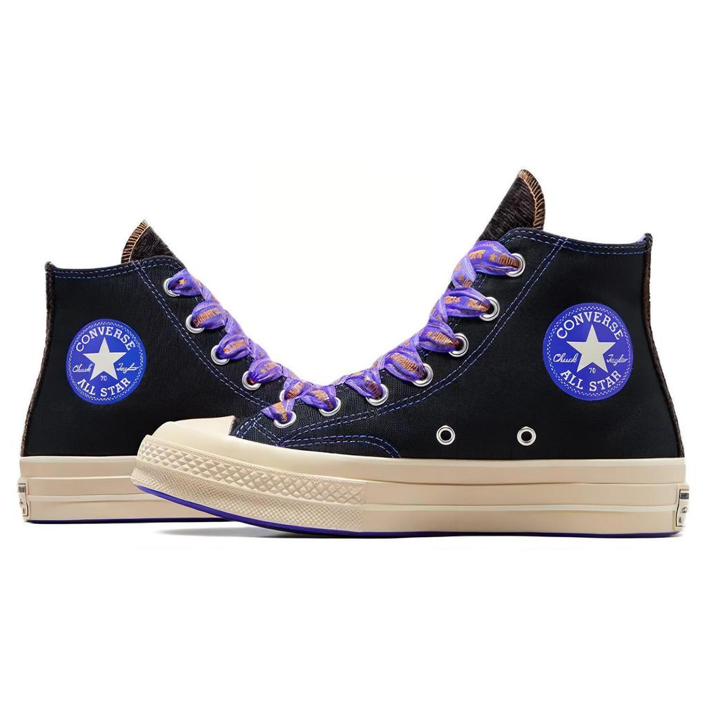 Chuck 70 Converse High 'Ribbon Laces - Black Blue Flame' A07976C