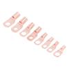 60 Pcs Wire Lug SC6 To 25 Tinned Copper Corrosion Resistance Round Head Ring Terminal Connector