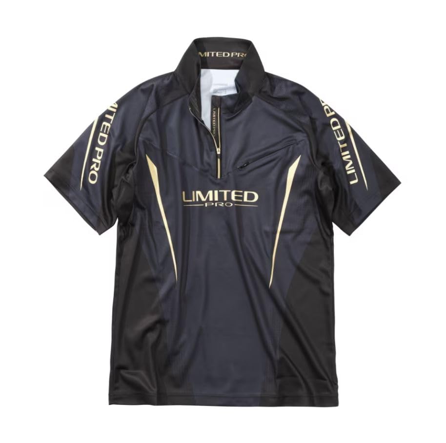

SHIMANO Limited Pro Half Zip Shirt Short Sleeve Limited Black 2XL [SH-125Y]