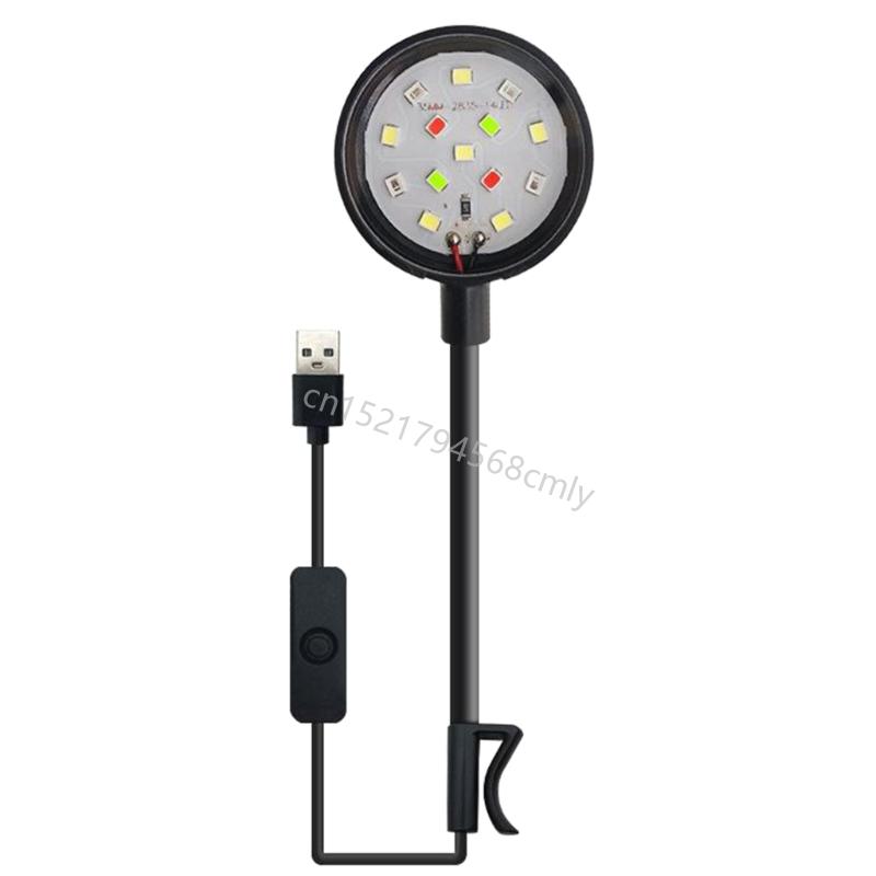 Long-lasting Aquarium Led Light Lighting Small Grow Light Aquarium Clip On Lamps 6XDE