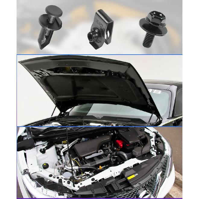 Zlirfy 35PCS Engine Under Cover Splash Shield Guard Body Bolts Screws,Bumper Fender Liner Push Retainer Fastener Rivet Clips,Bumper Clips Extruded