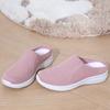 Leisure Ladies Single Shoes Middle-aged and Elderly Soft Bottom Baotou Half Slippers