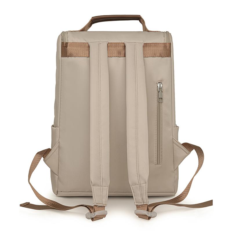 Backpack Women's Solid Color Schoolbag Large Capacity Backpack