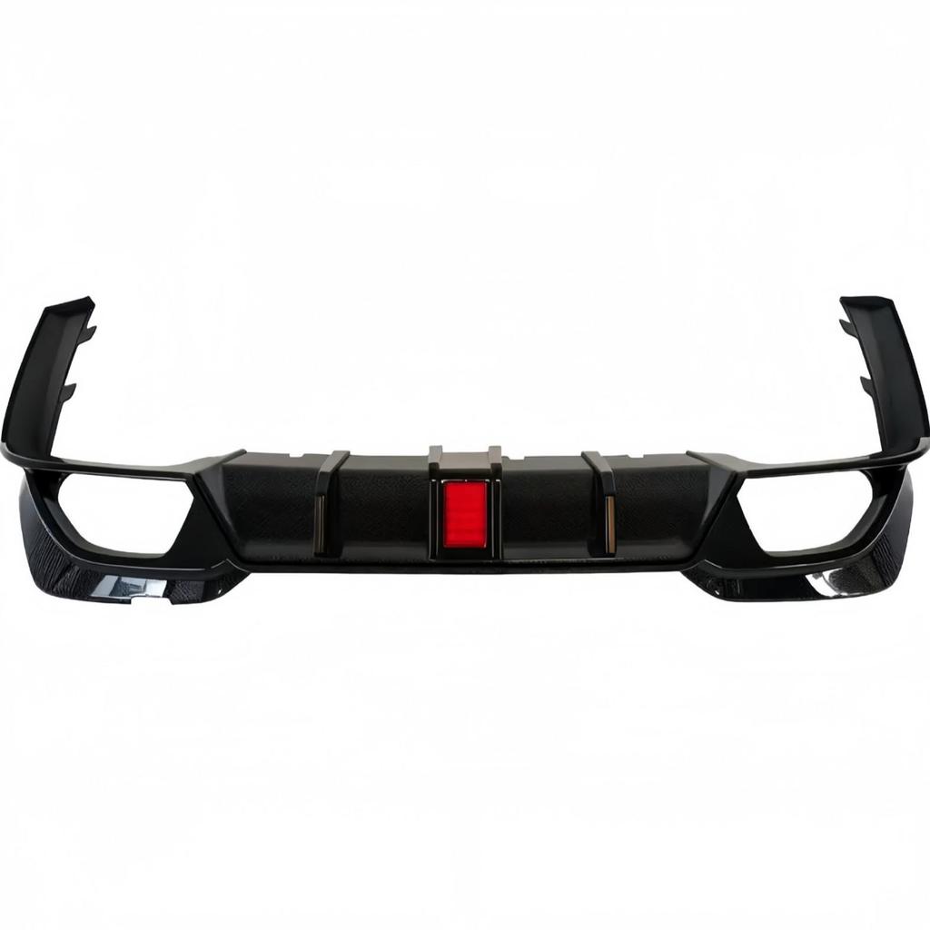 Racing Style Rear Diffuser with Lights for BMW 3 Series G20/G28 (2019-2022)