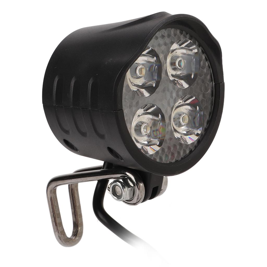Elektrisk sykkel LED frontlykt Innebygd horn 4 lys Ripesikker Vanntett Elektriske scootere