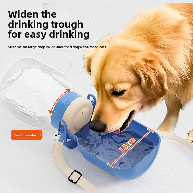 Large-capacity Dog Outdoor Water Bottle Portable Pet Drinking Fountain for Outdoor Pets Dog Drinking Cup Travel Cup Folding Water Bottle