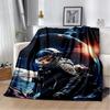 Astronaut Universe Spaceman 3D Outer Space Cartoon Blanket,Soft Throw Blanket for Home Bedroom Bed Sofa Office Cover Blanket Kid