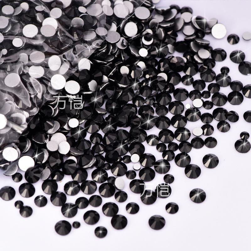 Ss3-Ss16 Mixed Size Flat Bottom Drill, Mobile Phone Case Diy Sticker Diamond Crystal Glass, Creative Nail Art Jewelry Accessories