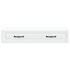 Wall Mounted Side Table White 87.5 x 34.5 x 17 cm
