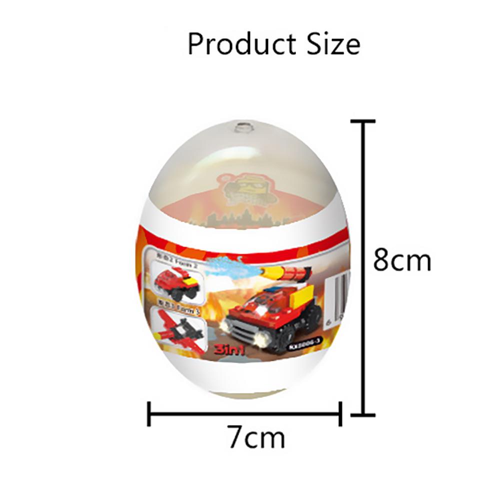 Self-Locking Street View Series/Fire Rescue Team Building Blocks Creative Egg