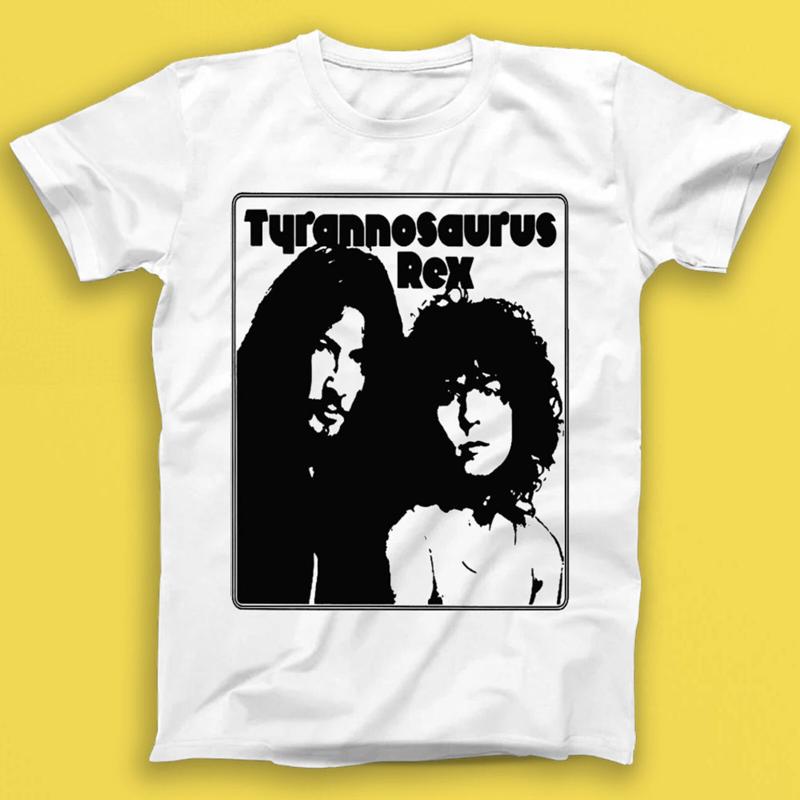 

Tyrannosaurus Rex T Rex Marc Bolan Rock Music Best Seller Gift Tee Tshirt 1907 5XL різнокольоровий
