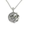Men Vintage Viking Wolf Pendant Necklace Punk Rock Nordic Stainless Steel Wolf Head Jewelry for Men