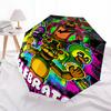 1pc Freddy Bear2 Umbrella, Sun Protection, And UV Shielding. It Has Eight Sturdy Ribs for Outdoor Use And Perfect Gift