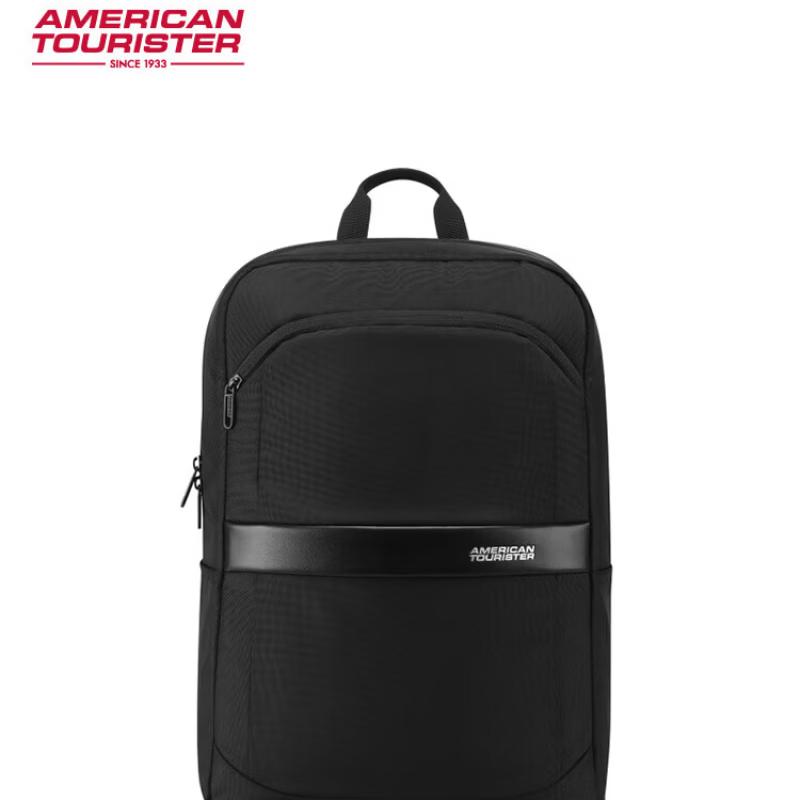 AMERICAN TOURISTER Simple Patchwork Fabric Backpack