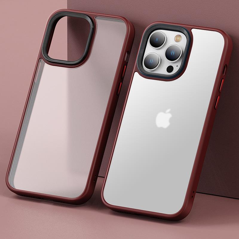 Applicable to iPhone17 mobile phone case matte skin feeling Apple 16 wholesale 15ProMax anti-drop 14 tide brand protective case