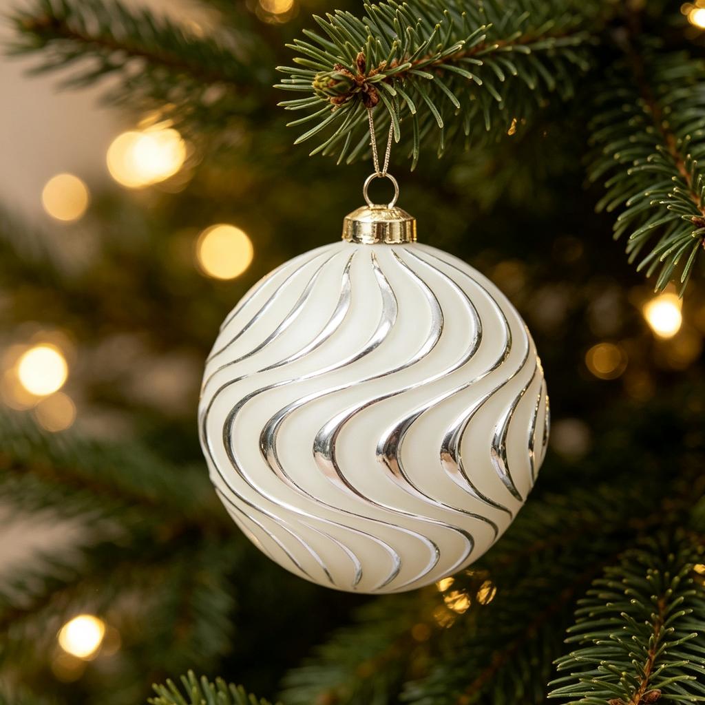 Plastic Christmas Tree Ornament Set with Assorted Painted Electroplated Hanging Balls for Holiday Decorations