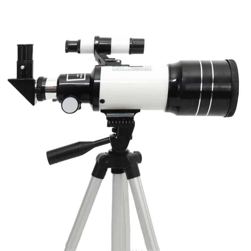 High Magnification Professional Astronomical Telescope Powerful Binocular 70MM Zoom Large Objective FMC Moon Jupiter Saturn