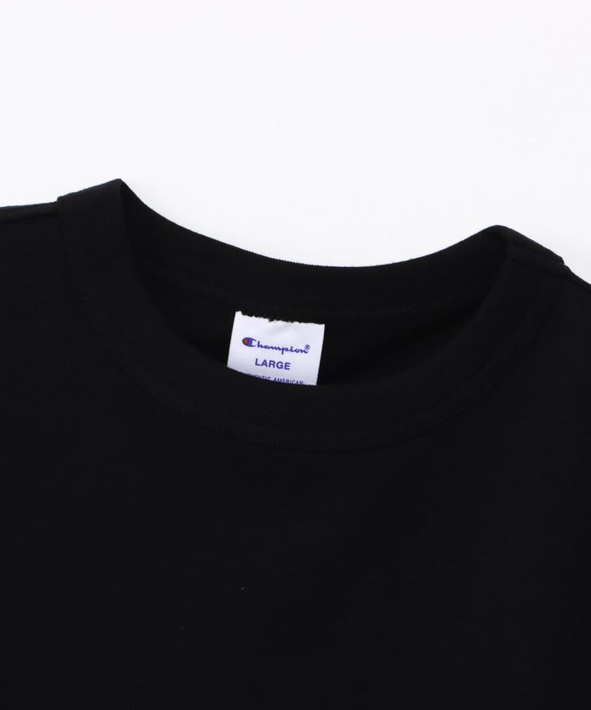 Champion Short Sleeve USA Crew Graphic Logo Men's T-Shirt, Basic, Black, 100% Cotton, Print, Neck, Print, C3-B341