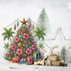 2D Flat Xmas DIY Diamond Painting Tabletop Ornaments Kit Diamond Painting Desktop Ornaments Kit for Home Office Desktop Decor
