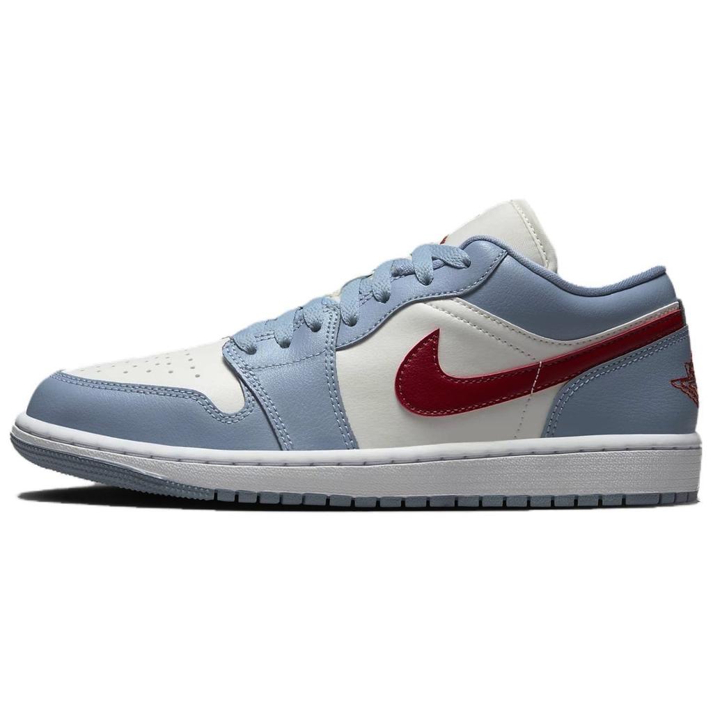Jordan 1 Low Blue Whisper Dune Red Women's DC0774-164