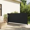 Vidaxl Aufrollbare Seitenmarkise, Schwarz, 140X500 Cm