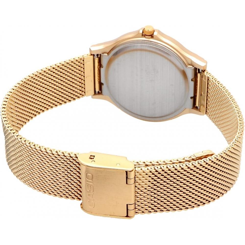 Casio Unisex Analog Watch Black Gold Mq 24mg 1e
