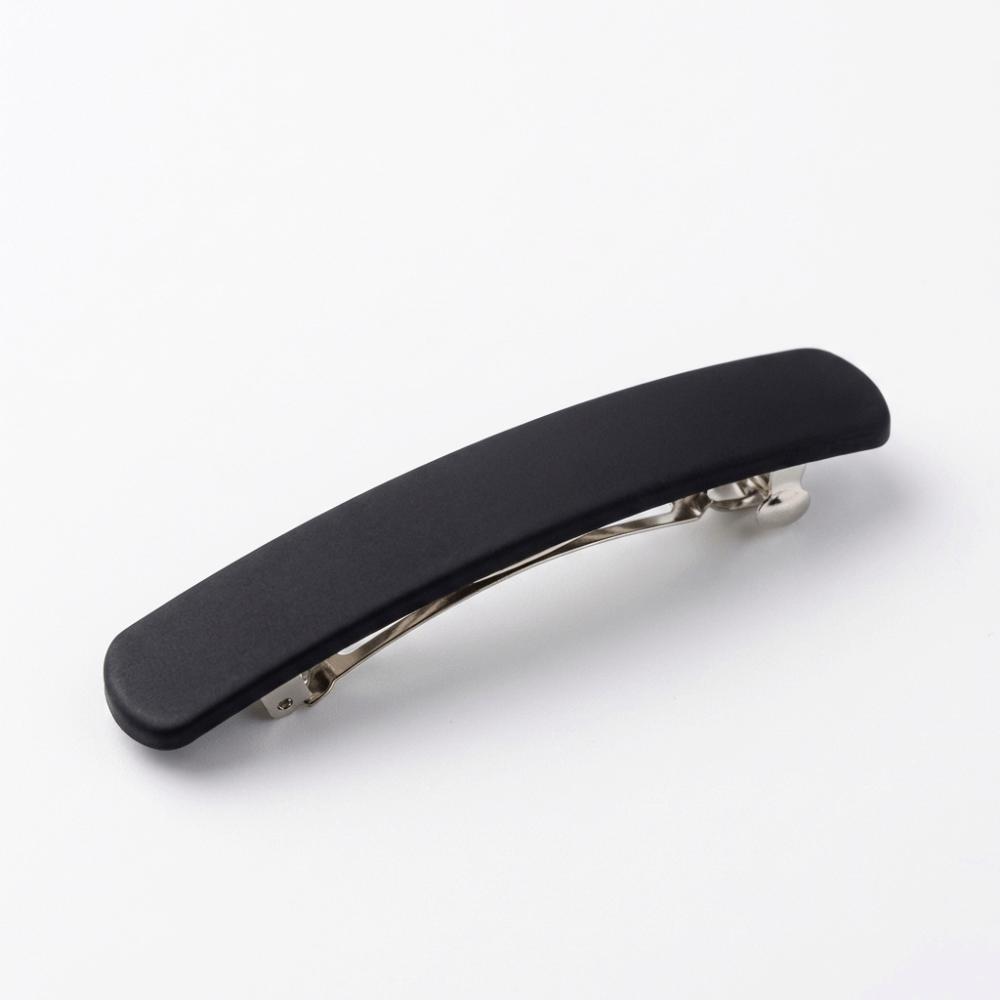 Vintage Solid Color Hair Clip Frosted Matte Spring Clip Rectangle Non-Slip Hair Grip for Women