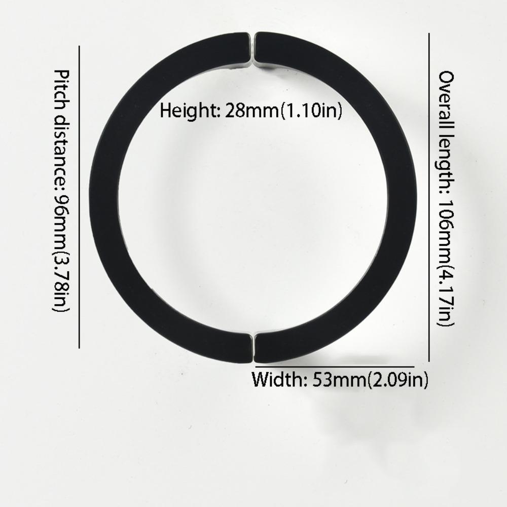 Golden Black Furniture Door Handle Semi-circular Wine Cabinet Handle Shoe Box Handle  Dresser