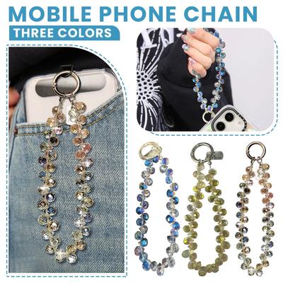 Κρυστάλλινες χάντρες, αλυσίδα χειρός, λουράκι καρπού, κοντό σχοινί κρεμάσματος, θήκη τηλεφώνου, μπρελόκ, τσάντα, μενταγιόν