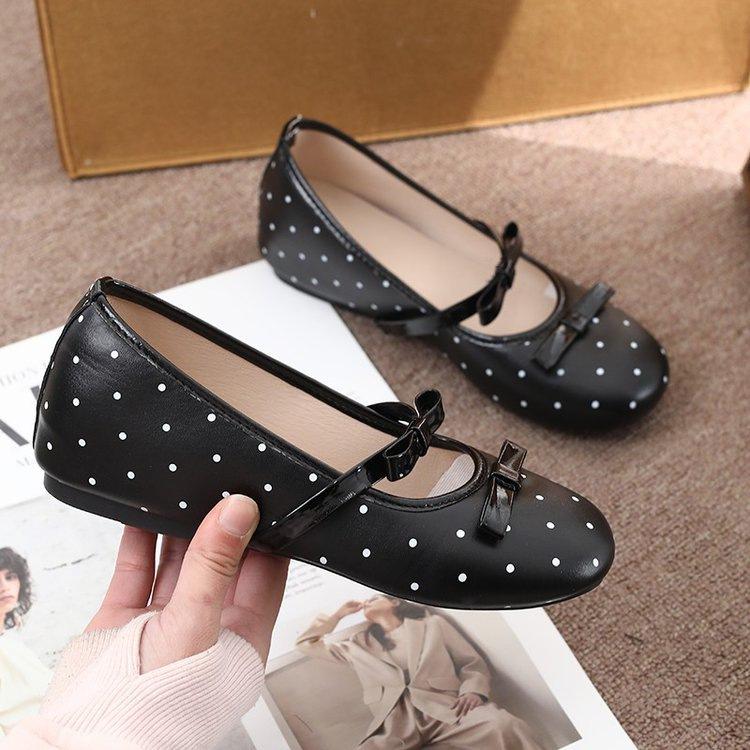 French shallow mouth Mary Jane single shoes women's autumn 2025 double bow inner height increase 5CM versatile fashion ladyshoes