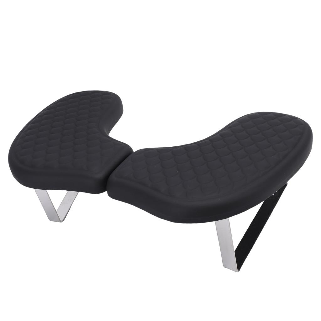 U Shaped Manicure Arm Rest Ergonomic PU Leather Nail Arm Rest with Phone Holder for Home Salon Use