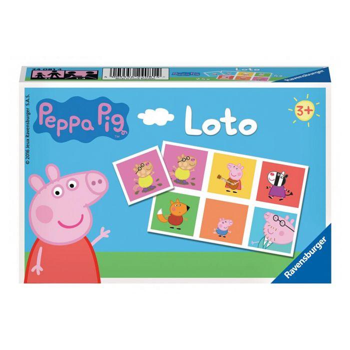 LOTO - RAVENSBURGER - Peppa Pig - Pour Enfant De 3 Ans Et Plus - Garantie 2 Ans - Bleu
